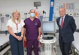 The new equipment in the department.