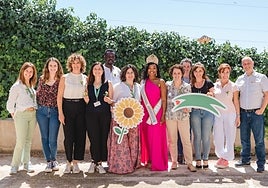 Erica Lawrence at the Cudeca hospice last month.