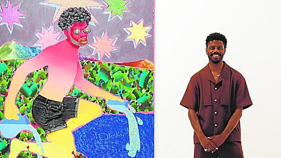Devan Shimoyama, a queer arcanum, exhibits at the CAC