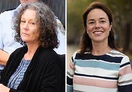 Kathlrrn Folbigg (left) and Cadiz immunologist Carola García Vinuesa (right).