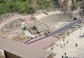 View of the Roman theatre in Malaga, one of the most visited sites in the RECA network in Andalucía.