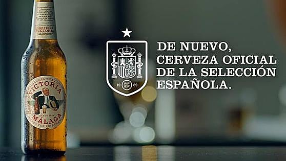 Malaga-based Victoria beer is official sponsor of Spain's national football team
