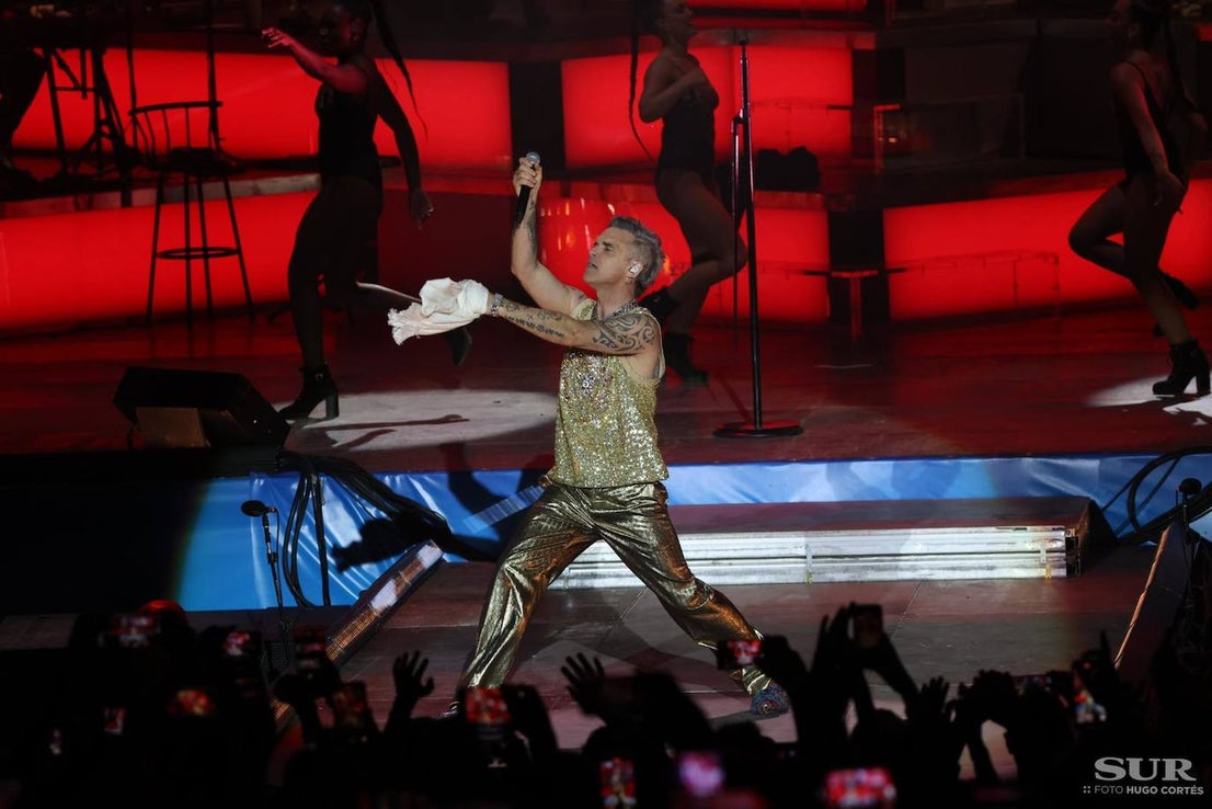 In pictures: Robbie Williams crowned 'king' at Marenostrum Fuengirola