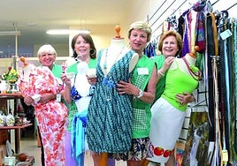 Cudeca volunteers at one of the second-hand shops.