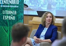 Puisyte-Bostroem, at an event organised by her country in Spain