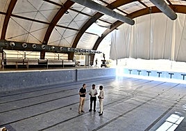 The Salduba swimming pool in Marbella is being refurbished