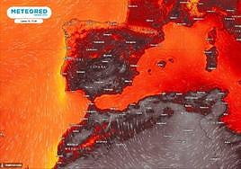 Weather experts warn that ridge of hot air from North African could bring scorching temperatures of 45C to Spain