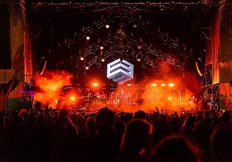 Imagen principal - Editors, Weekers at the main gate, Mando Diao set