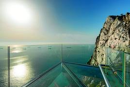 Views from the Skywalk in Gibraltar.