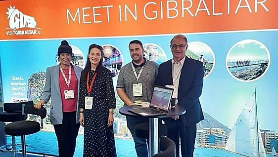 Gibraltar builds contacts at London meetings trade fair