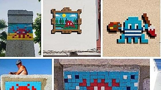 French urban artist 'Invader' misses start of mosaic trial in Malaga
