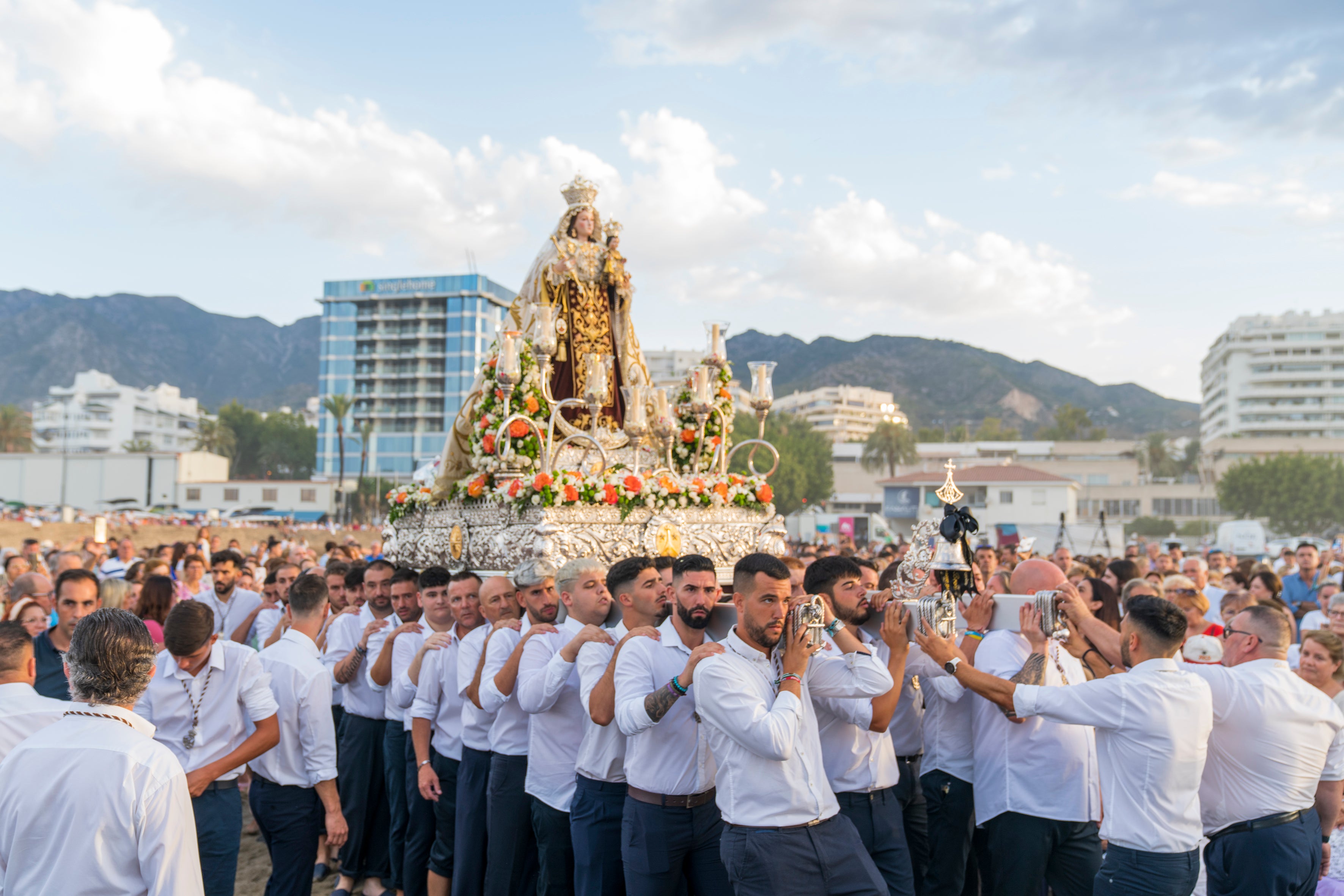 The Costa del Sol celebrates the patron saint of seafarers, in pictures