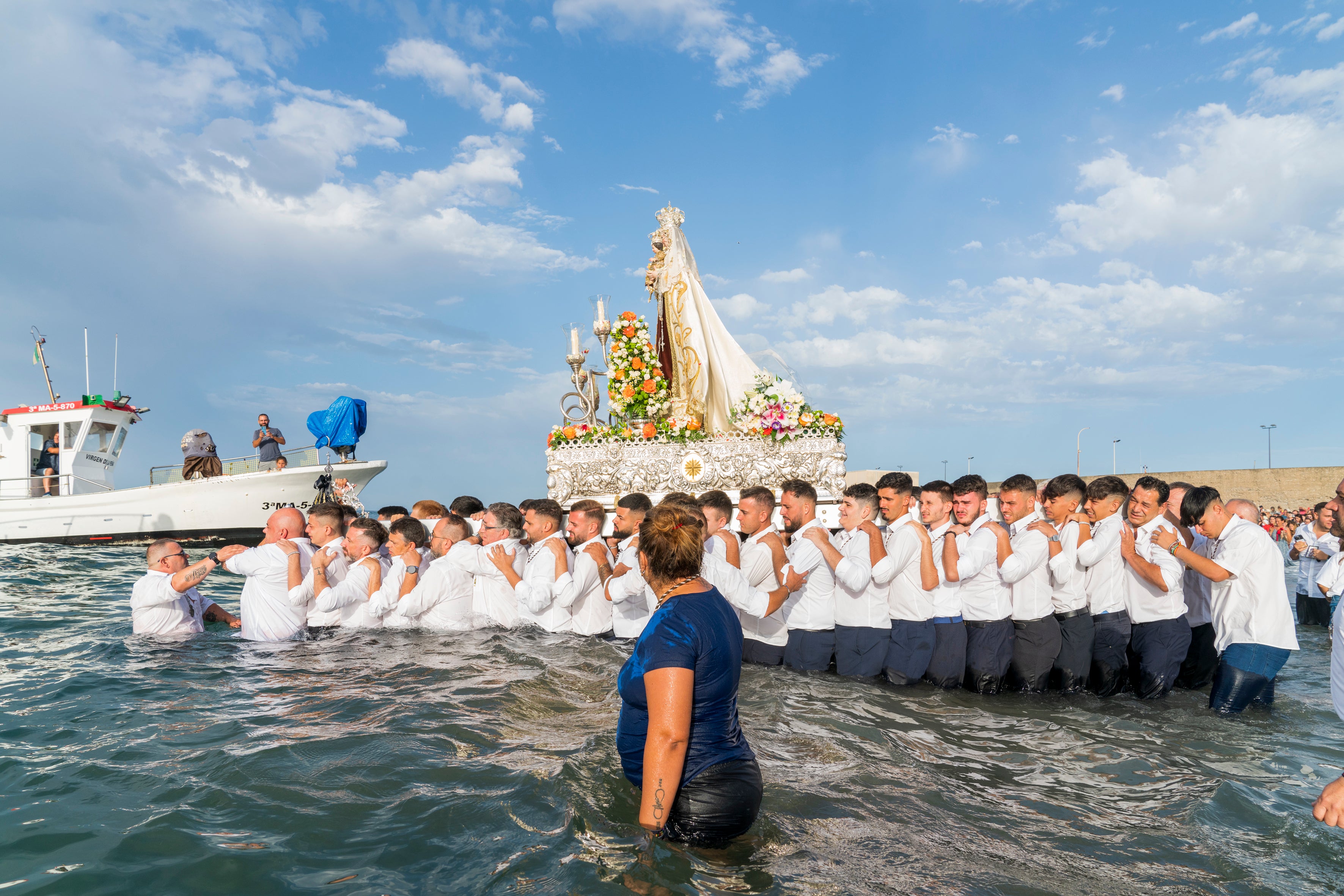 The Costa del Sol celebrates the patron saint of seafarers, in pictures