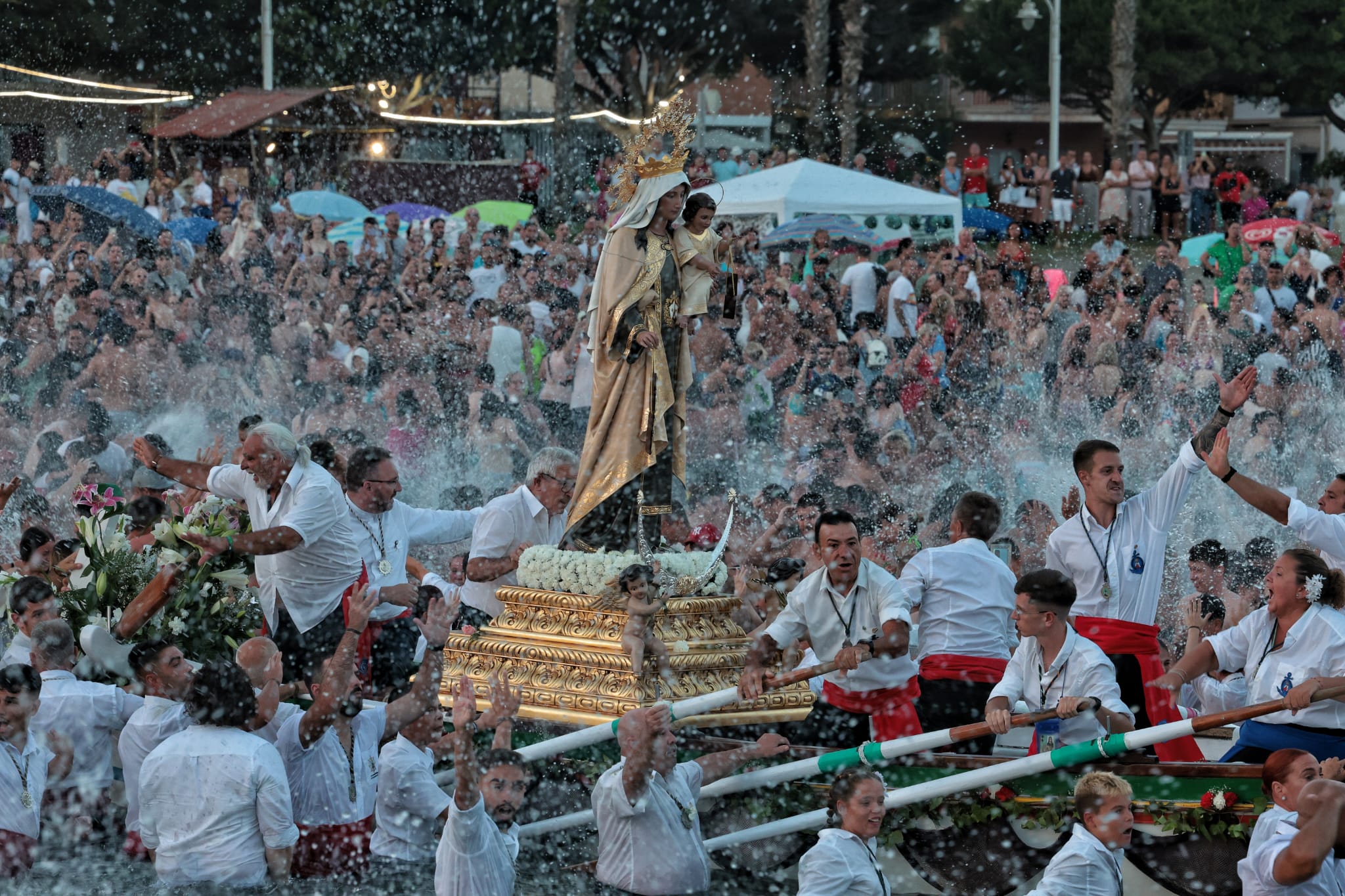 The Costa del Sol celebrates the patron saint of seafarers, in pictures