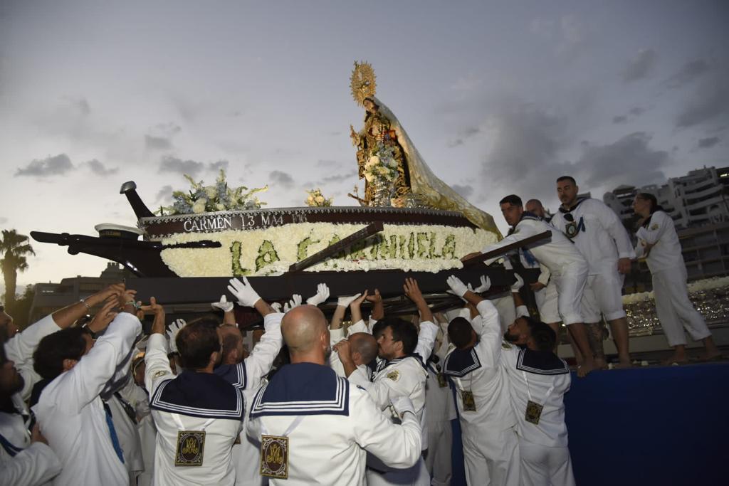 The Costa del Sol celebrates the patron saint of seafarers, in pictures