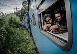 Love on the way, was the image awarded with the first prize.