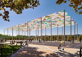 Computer image of the new recreational park.