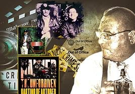 Pat Andrew (right) announced seven productions, but never filmed a single frame.