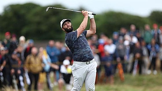 Spanish golfer Jon Rahm rallies to finish second at the British Open