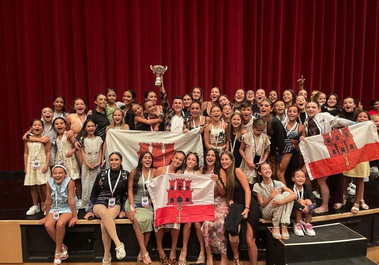 Gibraltar dance groups presented with international award at competition in Spain