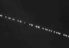 This is precisely when the 'train' of Starlink satellites will be visible from the south of Spain this week