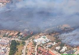 Major wildfire under control in La Línea, after local residents were evacuated from their homes