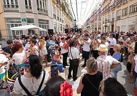 The atmosphere in Calle Larios during a previous year's feria.