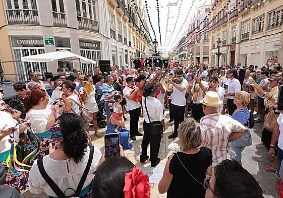 The atmosphere in Calle Larios during a previous year's feria.