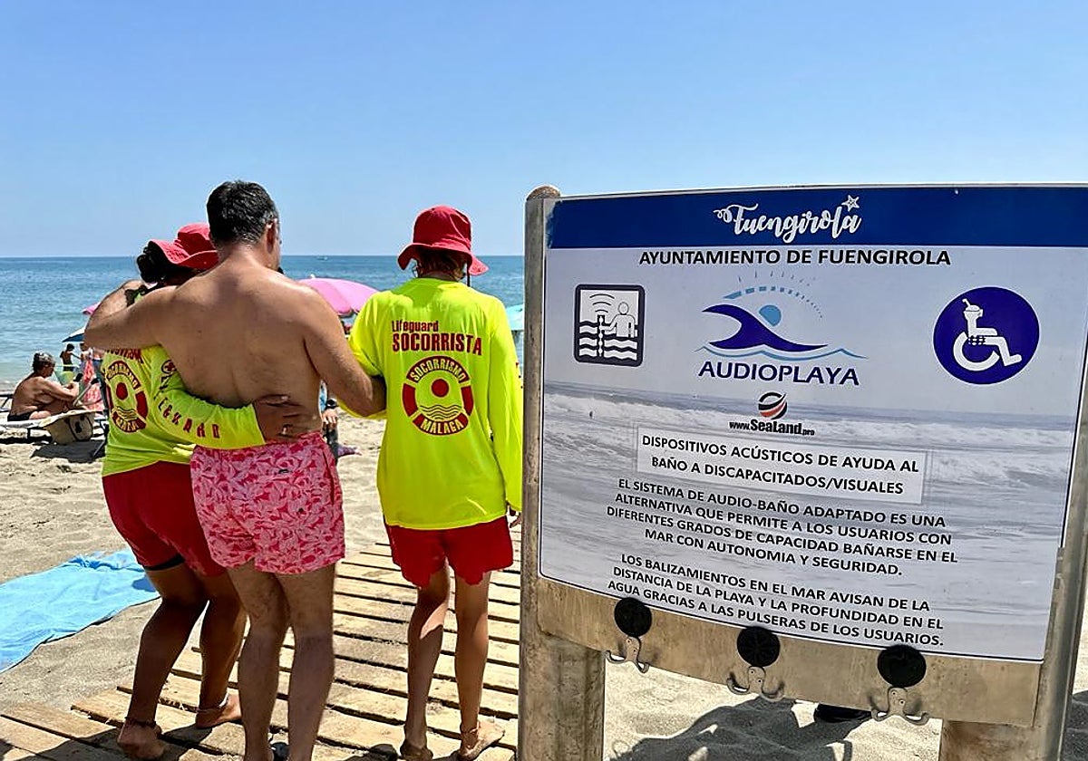 Las Gaviotas beach in Fuengirola.