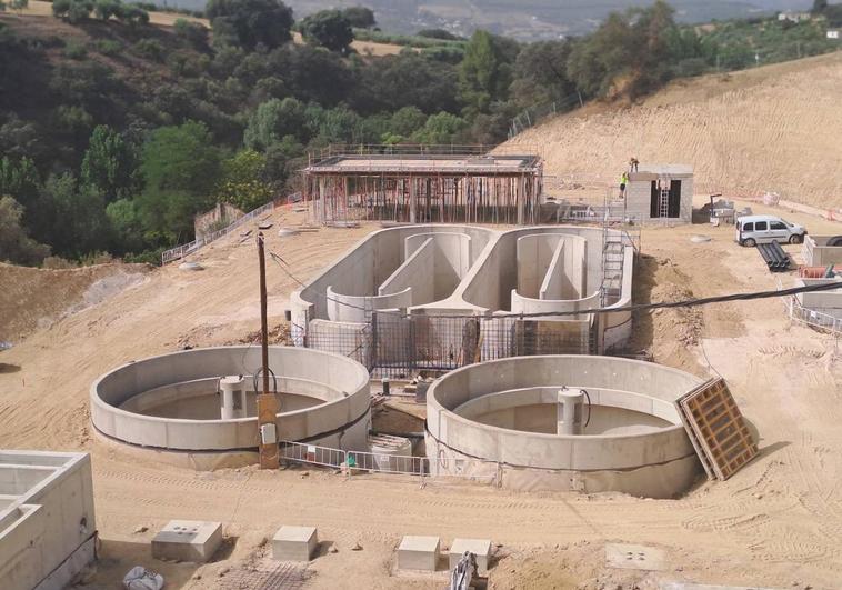 Work continues apace on four new wastewater treatment plants in Serranía de Ronda