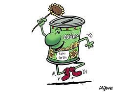 Cudeca's 'tin army' volunteer poster.