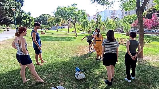 Improvising in English in Malaga city