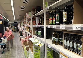 Sales of olive oil in shops in Spain drop as the price continues to soar