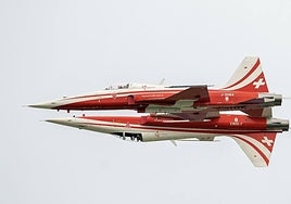 The Swiss team that will take part in a display in Spain for the first time ever.