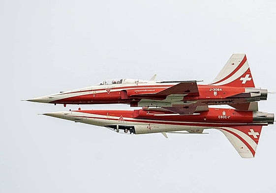 The Swiss team that will take part in a display in Spain for the first time ever.