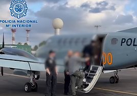 This is the moment a fugitive wanted for international drug trafficking was captured in a Torremolinos gym