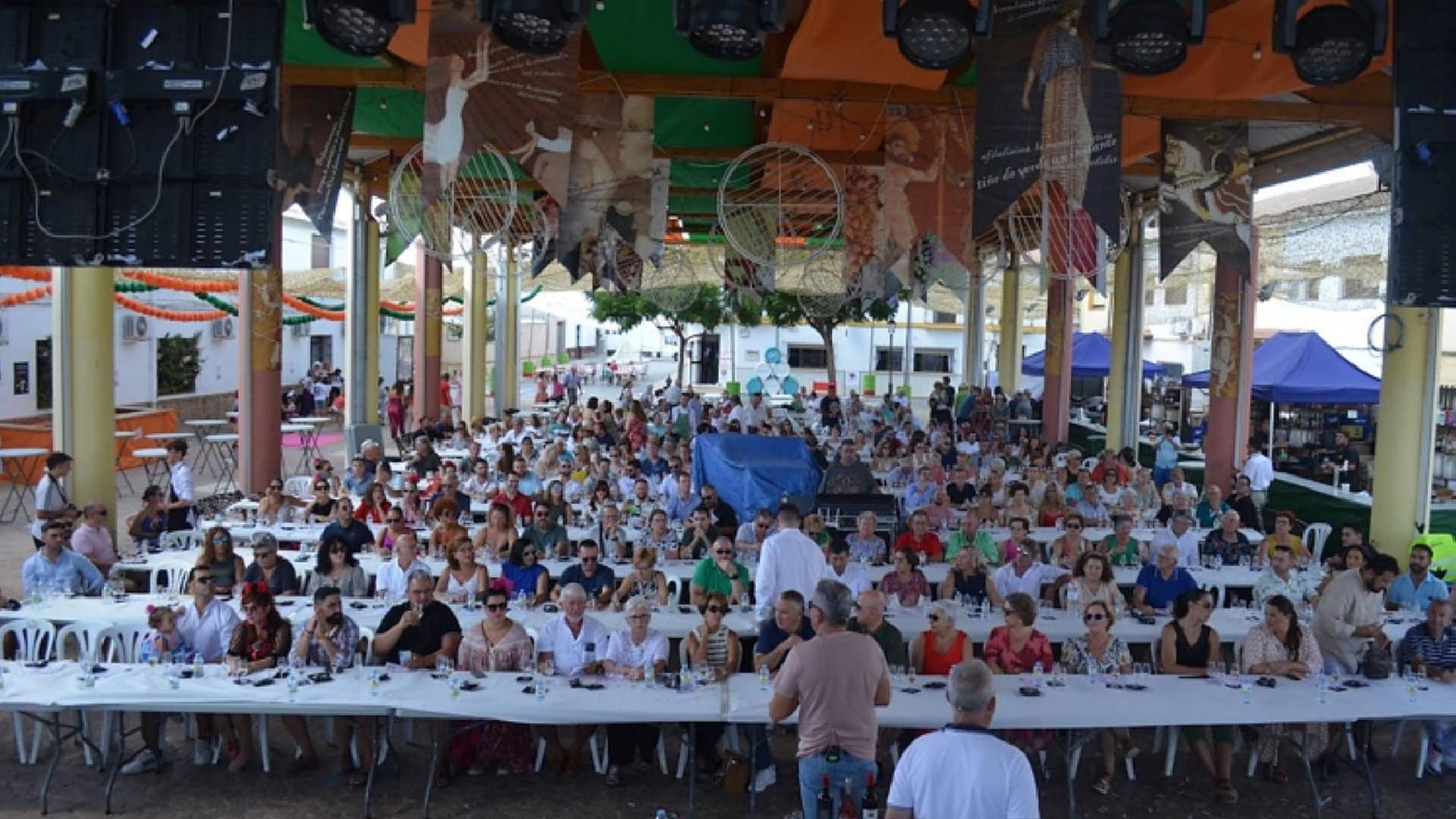 Mollina tastes the local wine Sur in English