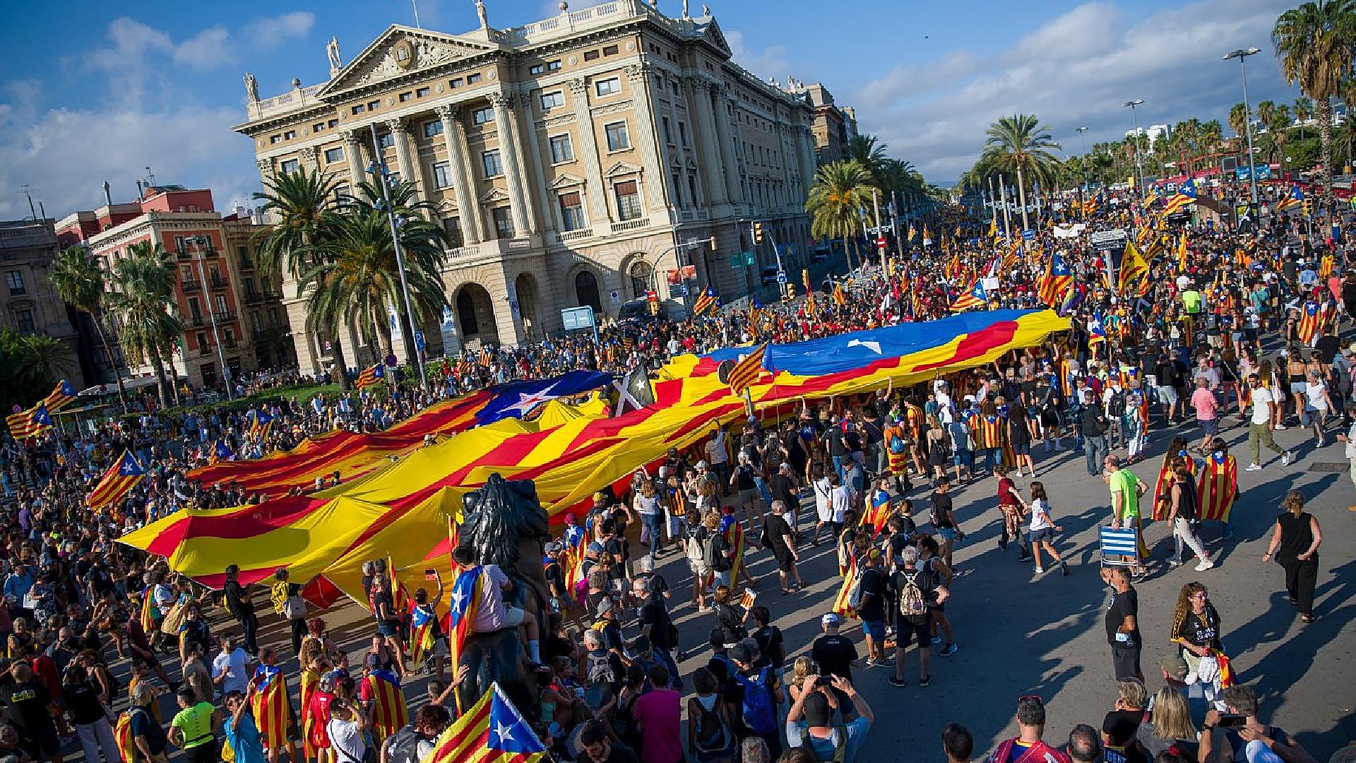 March held by separatists on 'Diada' day in Catalonia - Vimarsana News