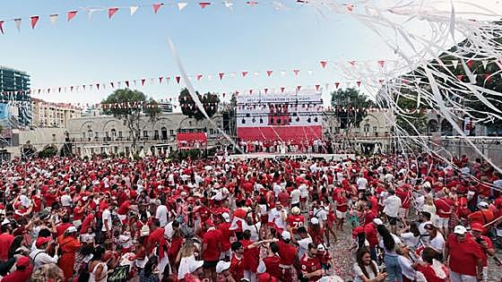 Flags, fireworks and flowers for Gibraltar's National Day