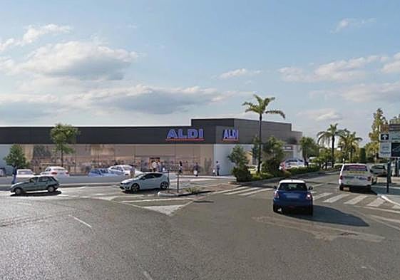 The future Aldi will be located in the northern area of San Pedro Alcántara.