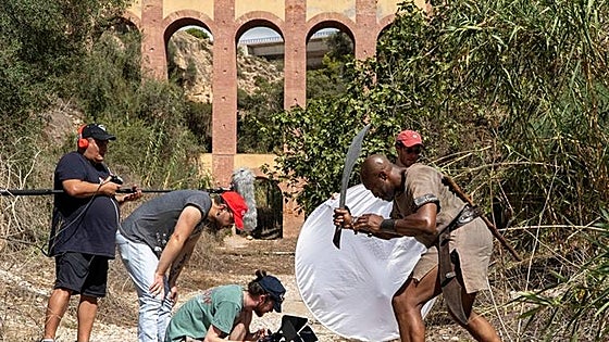 Gladiators fight at Costa del Sol aqueduct thanks to the magic of technology