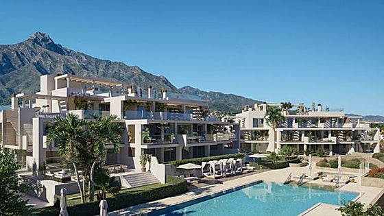 Saltwater swimming pools and rainwater collectors for irrigation: Earth, the new luxury residential project on Marbella's Golden Mile