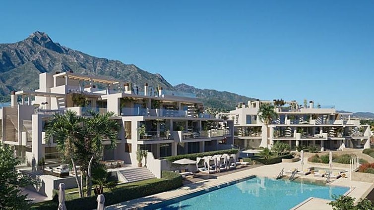 Saltwater swimming pools and rainwater collectors for irrigation: Earth, the new luxury residential project on Marbella's Golden Mile
