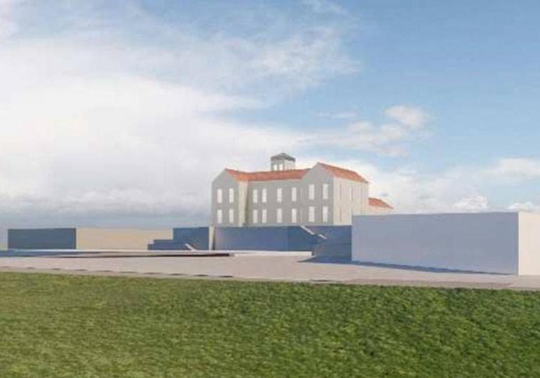 This is what the scaled-down office project next to the landmark Cortijo Jurado in Malaga will look like