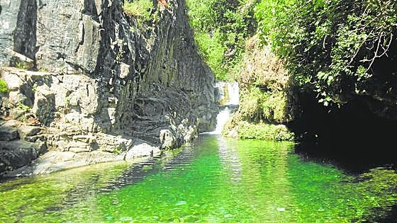 Barranco Blanco: a beauty spot created by the Alaminos river