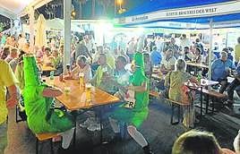 Some participants dressed up as beer bottles at last year’s event.