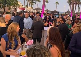 Guests at the Idiliq Foundation in Mijas.