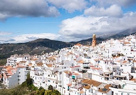 The village of Cómpeta in the Axarquía has a large foreign community