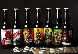 A selection of the craft beers available.