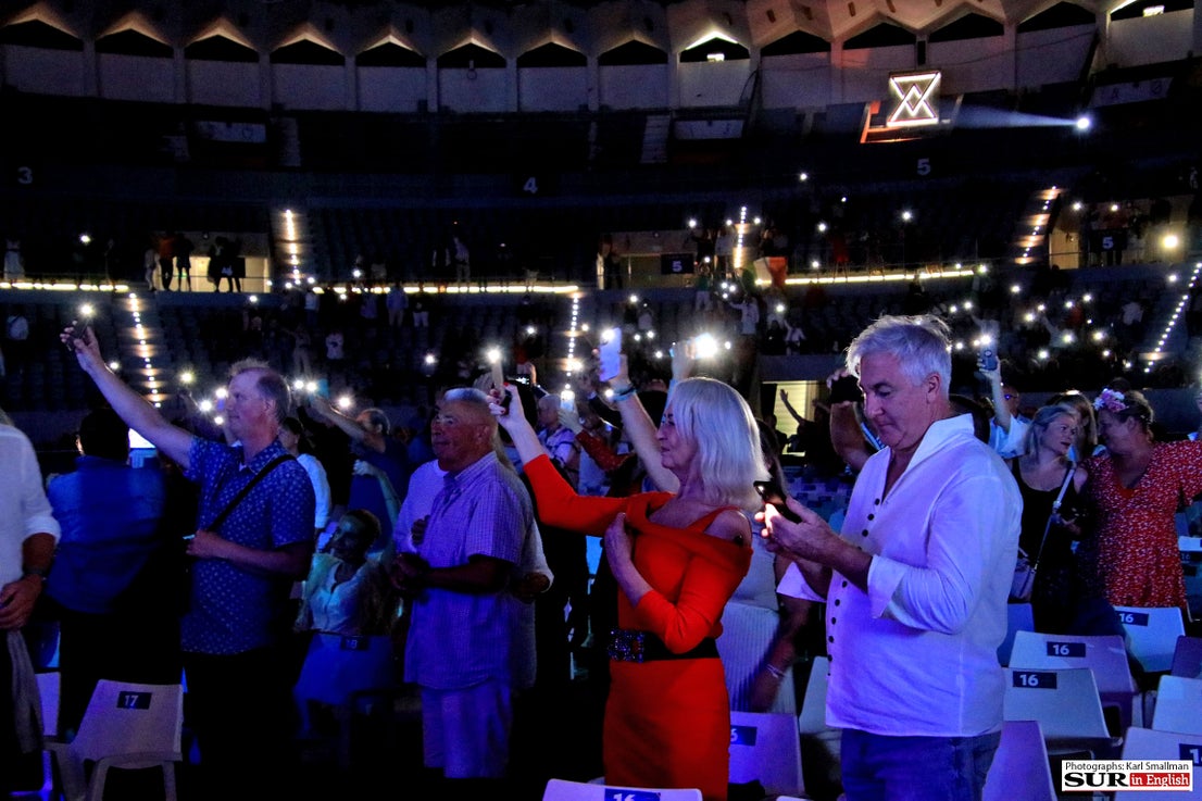 In pictures... Chris de Burgh concert at Marbella Arena